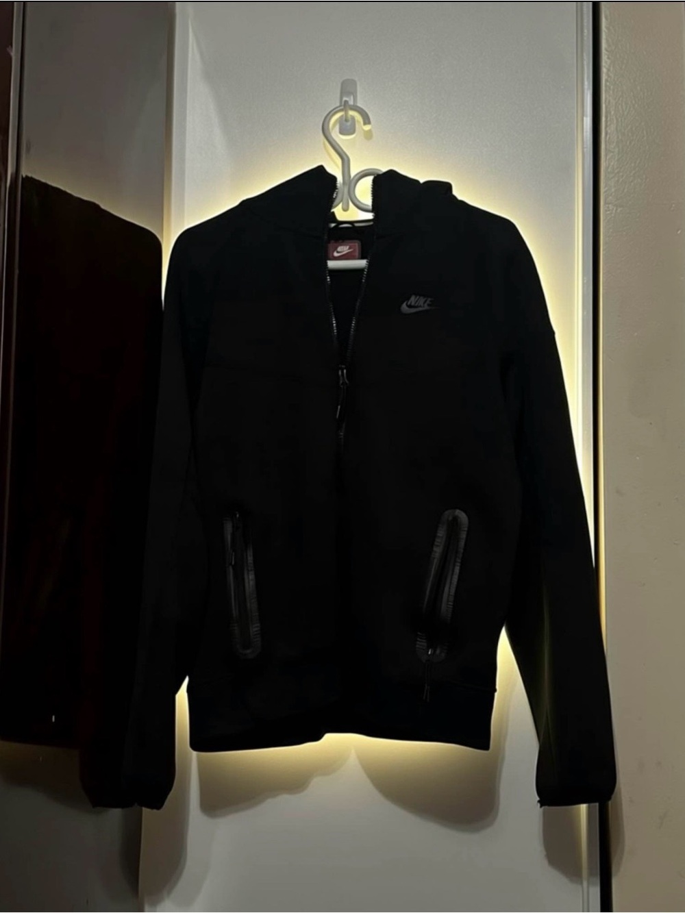 Nike Black Men's Zip-Up Hoodie Windbreaker